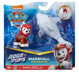 Figuras de acción PAW Patrol, Aqua Pups Marshall y Dolphin 44677 - Imagen 1 de 2