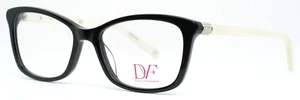 DIANE VON FURSTENBERG DVF5071 001 Black Womens Cat Eye Eyeglasses 51-17-135 B:37 - Picture 1 of 13
