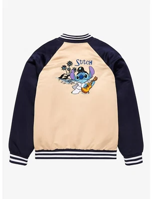 Chaqueta Bomber Our Universe Boxlunch Talla XL Disney Lilo & Stitch Elvis Stitch Foto 1 de 4