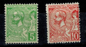 Briefmarke Monaco Nr. 022 und 23 ** postfrisch - Bild 1 von 1