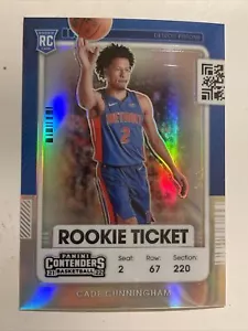 CADE CUNNINGHAM 2021-22 Contenders Optic Silver Prizm VARIATION Rookie Ticket RC - Picture 1 of 3
