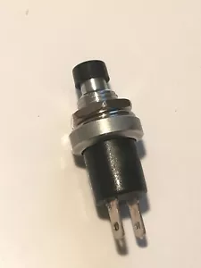 BEST QUALITY MINIATURE PANEL MOUNT PUSH SWITCH PUSH TO MAKE (x1) faa13A - Picture 1 of 2