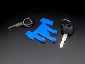 Liquid Hook Mount - 3D Printed Key Organizer for Wall - Bild 1 von 9