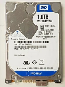 WD10JMVW-11AJGS3 Dcm HHMT2BB Dcx 6A3UJ90GV Sn WX31A956VSUR 04 Oct 2015 Malaysia - Picture 1 of 1