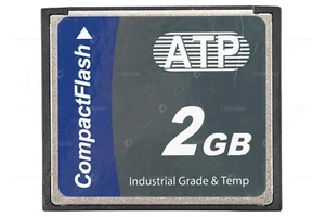 109-02545 ATP COMPACTFLASH 2GB CF-IND FLASH CARD AF2GCFI-OEM-BC1 - Zdjęcie 1 z 6