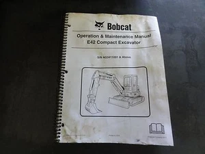 Bobcat E42 Kompaktbagger Betriebs- und Wartungsanleitung - Bild 1 von 10