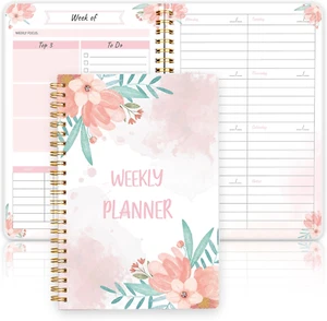 Undated Weekly Planner, A5 to Do List Notebook, Weekly Goals Planner, Habit Trac - Picture 1 of 7