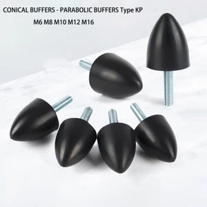 Conical Rubber Mount Bumper, Parabolic Buffer M6 M8 M10 M12 M16 Bump Stops / KP - Picture 1 of 24
