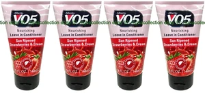 ( Lot 4 ) VO5  LEAVE IN CONDITIONER Sun Ripened STRAWBERRIES & CREAM  5 OzEa - Picture 1 of 9