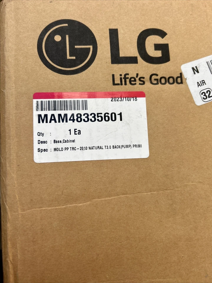 Gabinete base LG ORIGINAL OEM, NUEVO EN CAJA SVC pieza MAM48335601 Foto 1 de 3