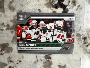 2024-25 TOPPS NOW NHL STICKER MINNESOTA WILD KIRILL KAPRIZOV #55 5th ALL TIME PT - Picture 1 of 1