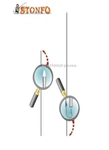 AGO PER INNESCO ESCHE DA MARE STONFO ART 550 CM 30 TESTA BIANCA PESCA 1 PEZZO - Foto 1 di 1