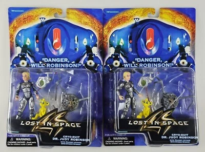 2x Lote Dr. Judy Robinson Cryo-Suit Perdido en el Espacio 1997 Años 90 Trandmasters De Colección Nuevo Foto 1 de 4