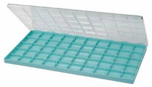 Horotec 17.533 WATCHMAKERS PACKAGING Plastic box with 50 compartments SWISS MADE - Picture 1 of 1