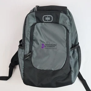 OGIO Logan Padded Backpack Laptop Bag Black Gray - Photo 1/9