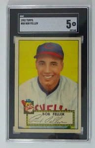 1952 Topps #88 Bob Feller SGC 5 EX Baseballkarte #679-8 - Bild 1 von 2