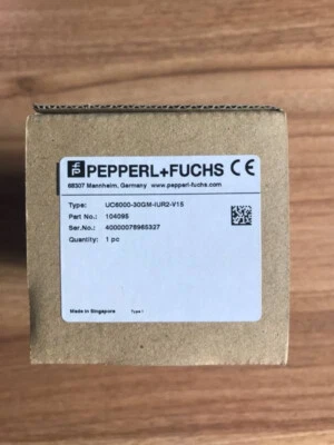 1PC New P+F Ultrasonic Sensor UC6000-30GM-IUR2-V15 Free Expedited Shipping - Image 1 of 4