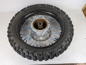 Yamaha TTR225 TTR 225 Rear Wheel Rim Hub Tire Sprocket (bent - see photos) - Picture 1 of 15