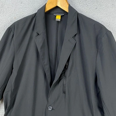 Eddie Bauer Travex Blazer Sport Coat Adult Men 42 Tall Black Performance Stretch - Image 1 of 4