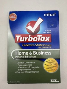 Intuit TurboTax 2011 Federal State Personal Home & Business for Windows and Mac - Picture 1 of 13