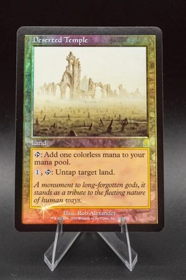 Deserted Temple: 2001 Magic the Gathering - Odyssey Foil - Image 1 of 2