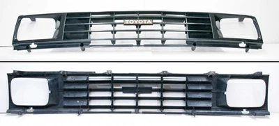1984-1986 Toyota Pickup OEM Grill 1pc Black Plastic Grille 2WD RWD Hilux - Image 1 of 4