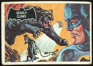 1966 Topps Batman (Black Bat Logo) #34 Deadly Claws - Picture 1 of 2