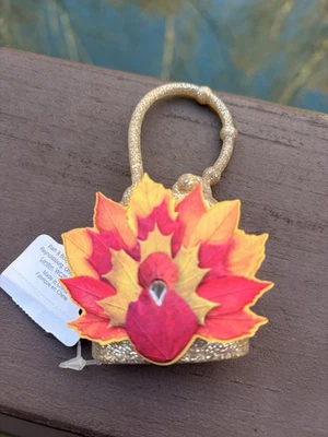 Bath & Body Works Gold Turkey Hand Sanitizer Holder Keychain New - Image 1 of 4