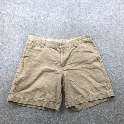 Columbia Pantalones Cortos Para Hombres 34 Caqui Chino Informal Exterior Senderismo Utilidad Bolsillos Foto 1 de 4