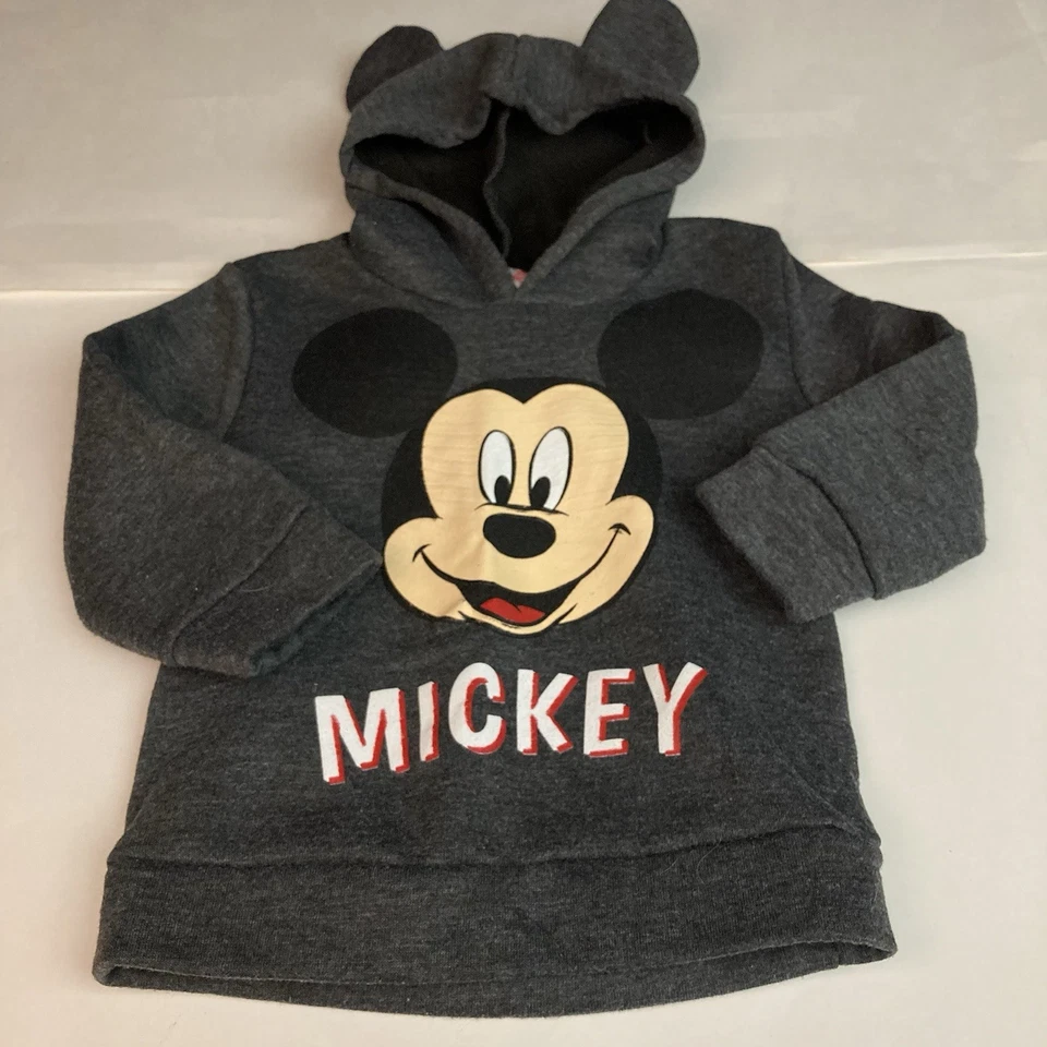 Disney Junior Mickey Mouse Gráfico Sudadera con Capucha Talla 3T Gris Foto 1 de 4