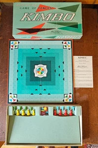 KIMBO Game of Fences 1960 Complete Unused Parker Bros. Excellent Condition - Picture 1 of 15