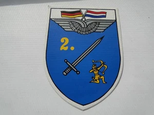 Aufkleber Bundeswehr 2 LwAusbRgt 2 aus Budel Niederlande 9 cm - Picture 1 of 1