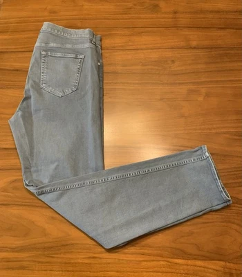 BLDWN 现代修身牛仔裤男式 36(适合 35x33)靛蓝蓝色棉混纺美国制造 — 第 1/4 张图片