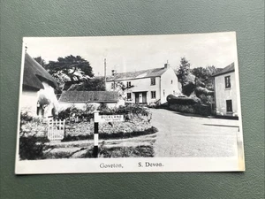 AK, Goveton, South Devon, Echtfoto von A.G Francis, Buckland, Street View - Bild 1 von 4