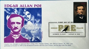 PANDA 4377 Edgar Allan Poe Wife Virginia Clem Annabel Lee DCP  - Picture 1 of 1