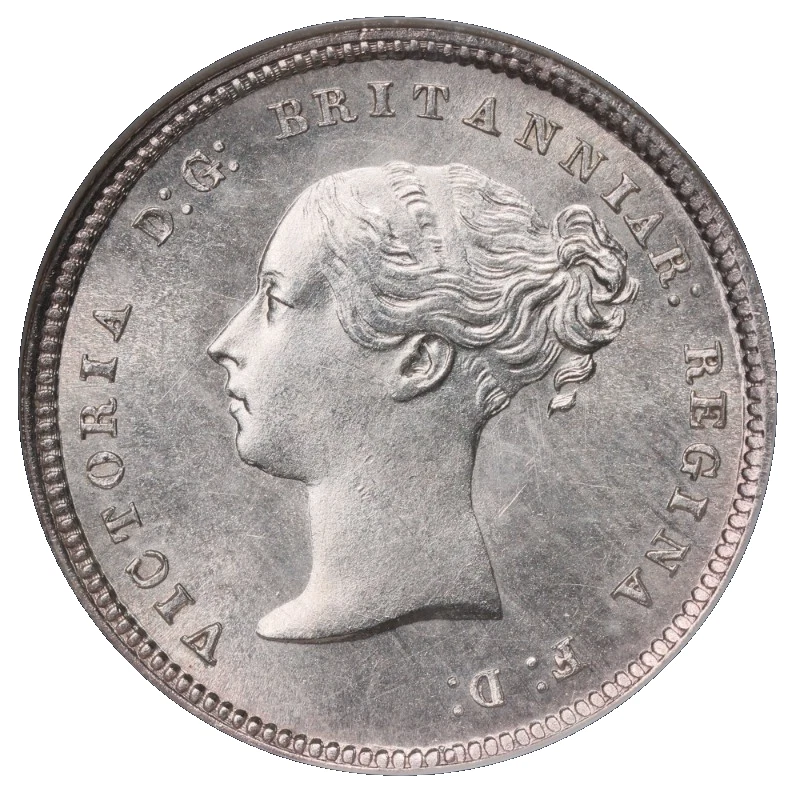 1867 Victoria Silver Maundy 4 Pence Great Britain NGC MS-64 - Image 1 of 4