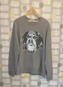 Givenchy Paris Rottweiler Grey Sweater Jumper Mens Size XL - Picture 1 of 6