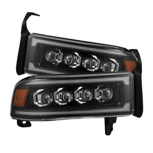 AlphaRex Black Nova LED Projector Headlights for 1999-2001 Dodge Ram 1500 Pickup - Bild 1 von 14