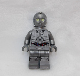 Lego Star Wars U-3PO MINIFIG Silver Protocol Droid Minifigure u3po