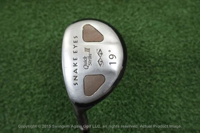 LH Snake Eyes Quick Strike II 19* Degree Stiff Flex Graphite Good 136452-a Used - Image 1 of 4