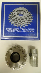 Vintage NOS Regina Extra Titall freewheel 12-18 Titanium/Alu Campagnolo compatab - Picture 1 of 3