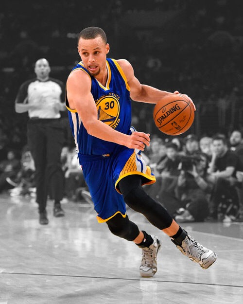 Poster Stephen Curry - NBA - Warriors - Basquete - Jogador - Uau Posters