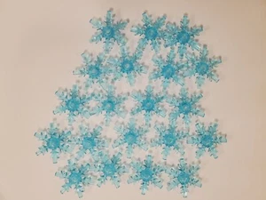 20x - LEGO Trans-Light Blue Rock 4 x 4 Crystal, Ice Snowflake (x789) new - Picture 1 of 1