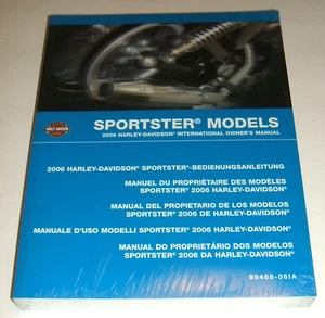 Harley 2006 Sportster Owners Manual Germen French Spanish Italiano Portuguese - Picture 1 of 2