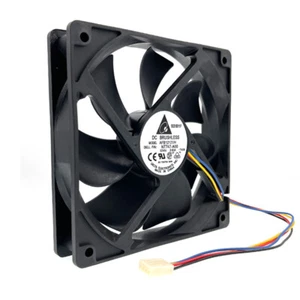 Delta AFB1212VH 120 mm PWM 12025 DC 12V 0,60A 12 cm 4-poliger Kühllüfter 120*120*25mm - Bild 1 von 1