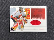 2001-02 BE A PLAYER BAP UPDATE ROMAN TUREK GAME-USED JERSEY VAULT #ed 1/1