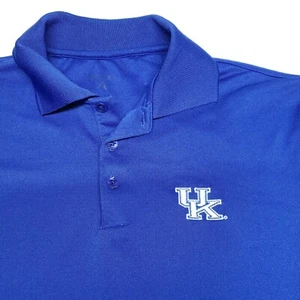  "University Of Kentucky" Basketball Coach Golf Shirt EUC UK Dri-fit Med Antigua - Picture 1 of 10