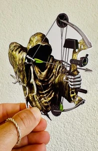 Arco Caza Camuflaje Parca Ciervo Caza Camuflaje Adhesivo Calcomanía Equipo Táctico - Imagen 1 de 1