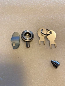 Harley Knucklehead UL Panhead WL WLA Oval Tool Box Lock Kit 1940-54 3452-40 - Picture 1 of 4