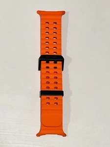 GENUINE Samsung Galaxy Watch Ultra Marine Band ET-SNL70 S/M/L - Orange - Picture 1 of 4